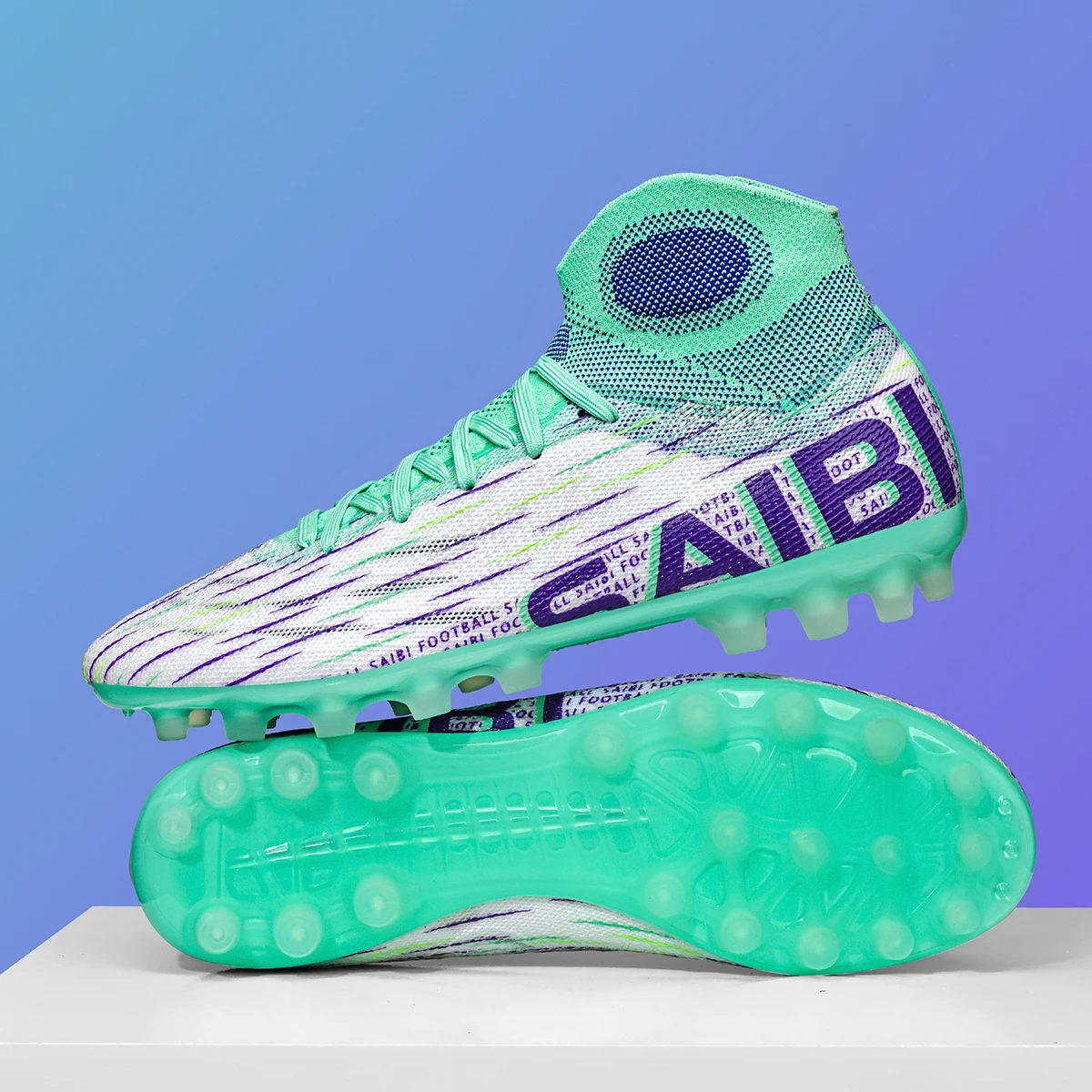 

Breathable football shoes men's FG/AG long nail outdoor indoor sports shoes