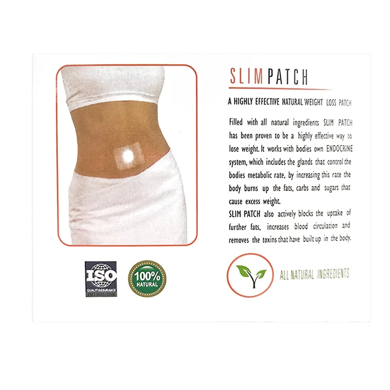 Slimming Patch Fast Burning Weight Lose Natural Herbs Sticker Body Shaping Magnetic Thinner Abdomen Navel Slimming Patch