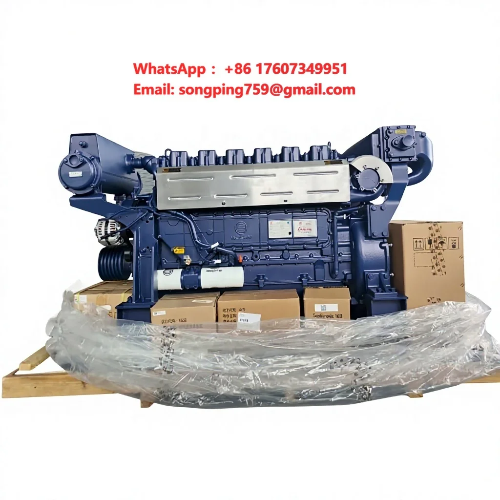 Weichai Marine Boat Motor Inboard Engine With Gearbox