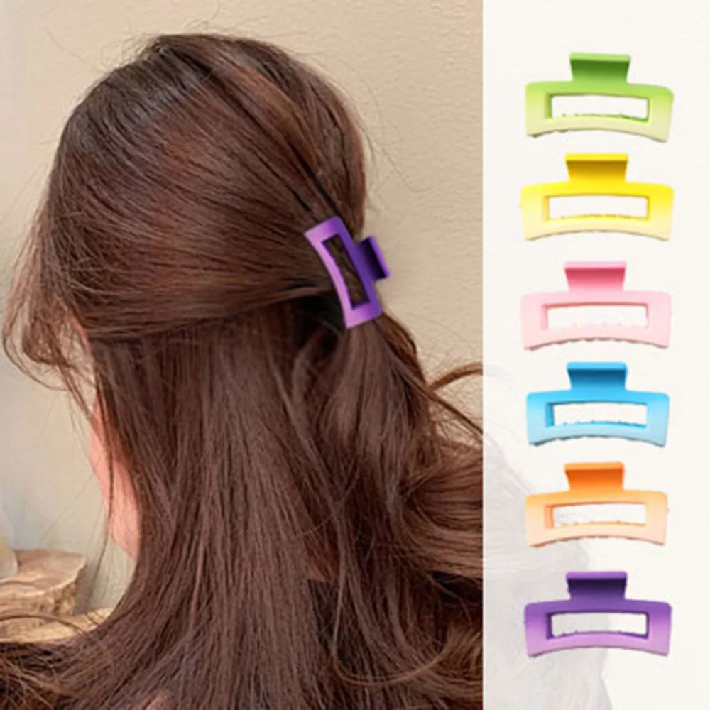 1Pcs 6 spring and summer new small fresh gradient small clip sweet cute small children hair clip fringe clip back hair grasp