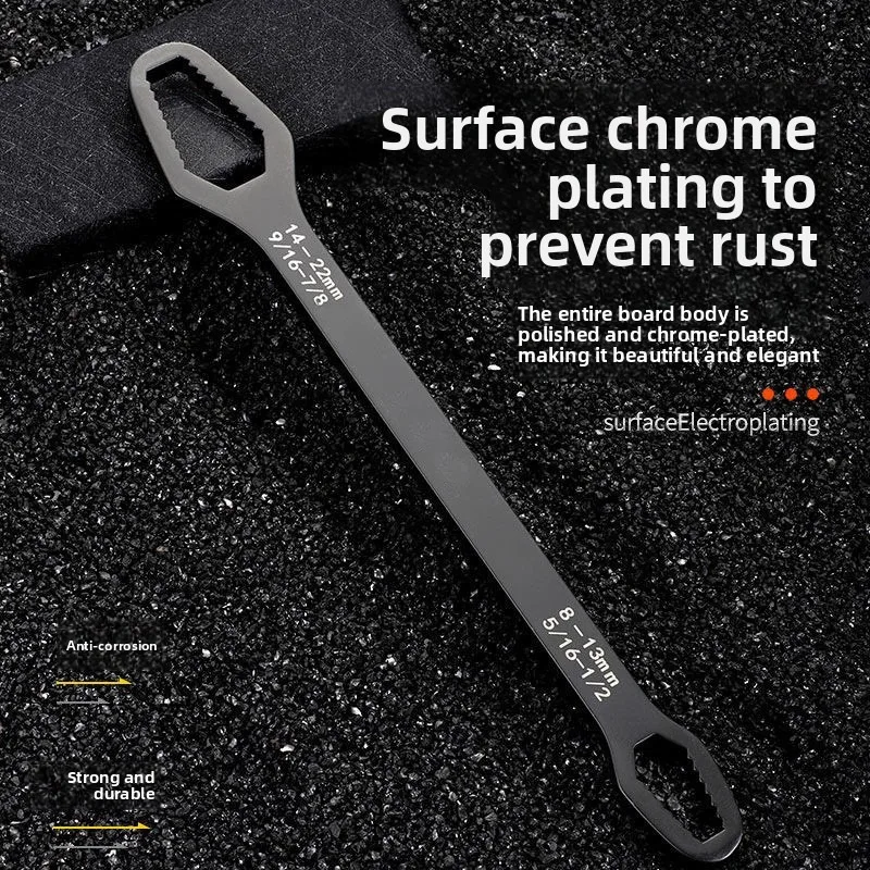 Car Universal Torx Wrench 8-24mm Adjustable Self-tightening Wrench Board Double-head Torx Spanner Torx Spanner Hand Tools New - view 3
