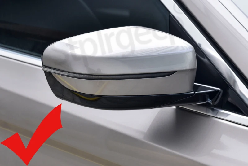 1:1 Direct Replacement Real Carbon Fiber Mirror Covers Cap Compatible For 2013-2018