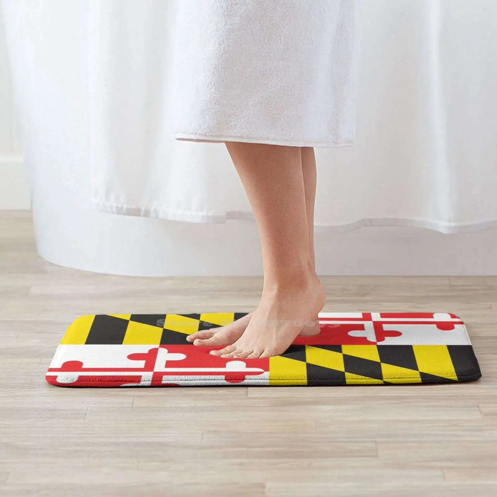 Maryland Flag Comfortable Door Mat Rug Carpet Foot Pad Maryland Flag Washington Baltimore Crabs Howard County