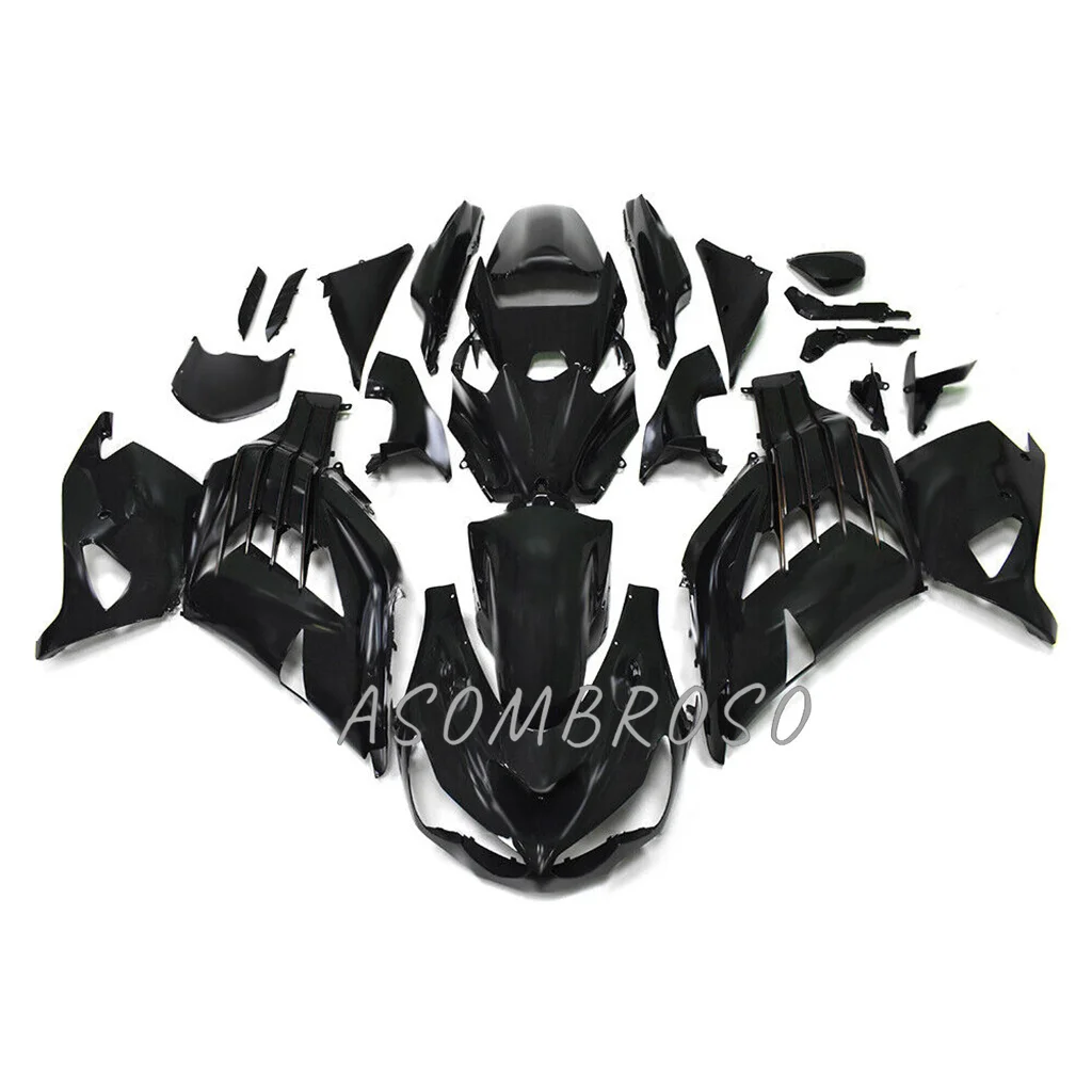 Black Injection Mold Fairings for Kawasak ZX-14R 12 13 14 15 16 17 18 19 Body Kits 2012 2013 2014 2015 2016-2019 ZX 14R Bodywork