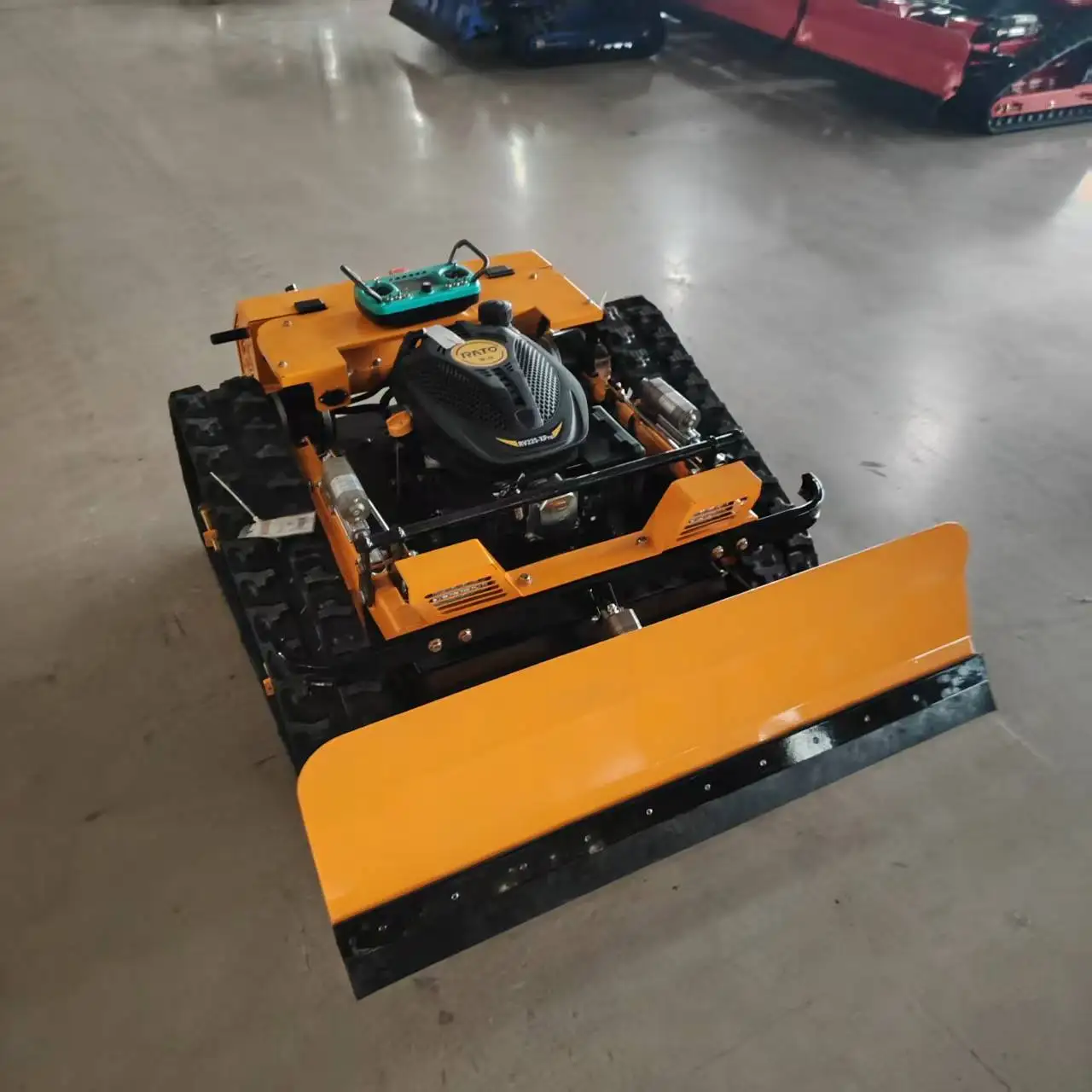 Tosaerba telecomandato da 500 mm - Dispositivo di rimozione automatico delle erbacce da giardino per arrampicata ad alta efficienza per uso domestico Supporto per la spinta della neve