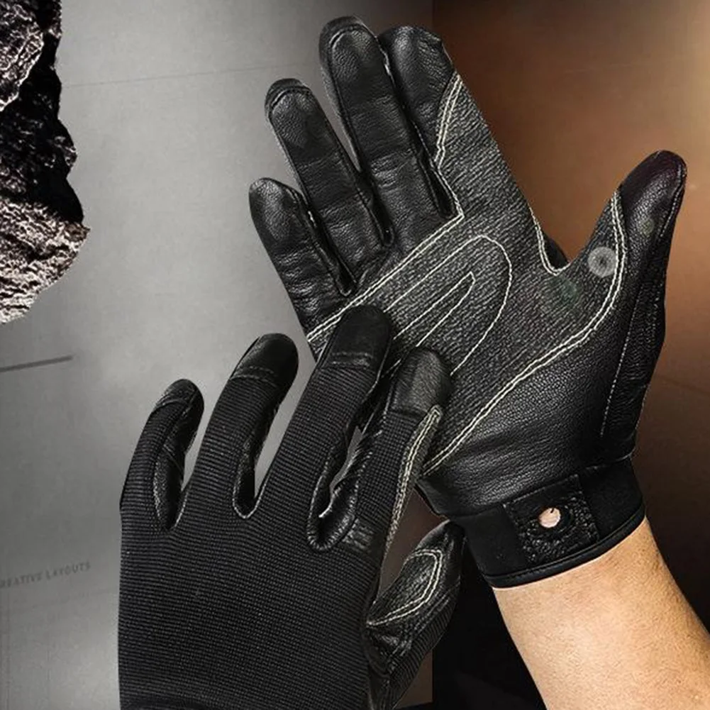 ABJV Xinda Outdoor Rope Down Gloves Running Ski Gloves Sheepskin Speed Down Gloves Srt Slipping Equipment For Fitness Training