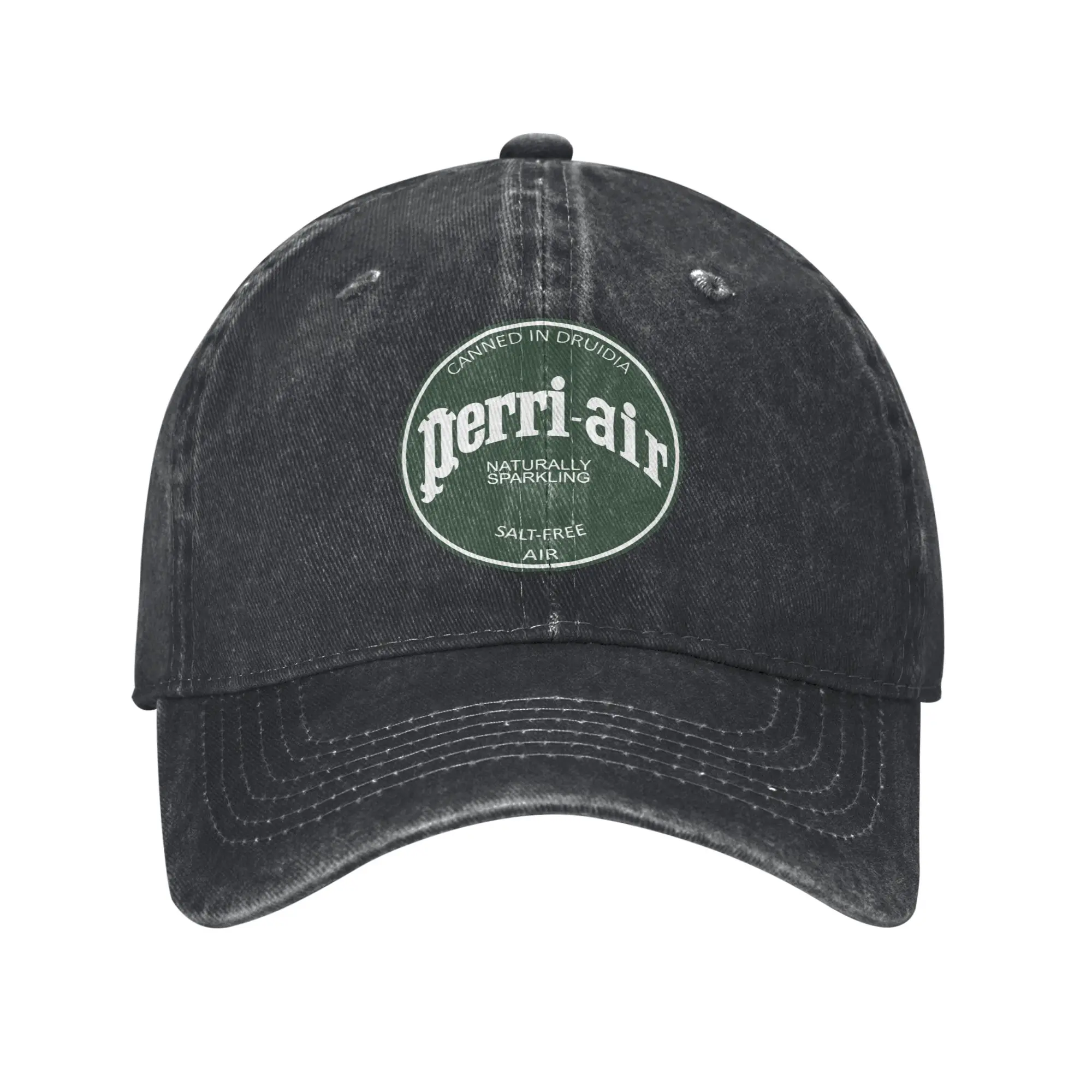 Perri-air Classic Baseball Caps Spaceballs Space Sci-fi Movie Distressed Denim Washed Hat Summer Unstructured Soft Headwear