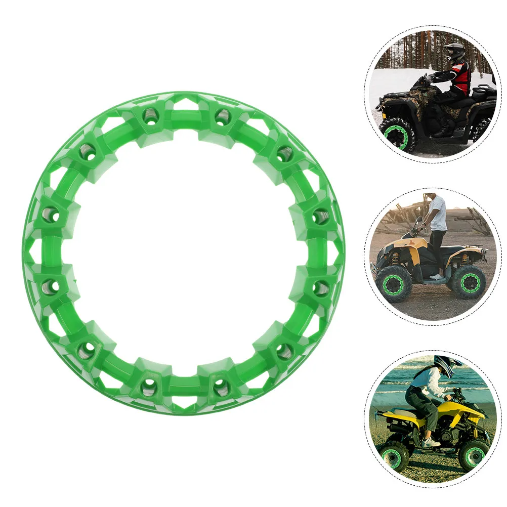 2Pcs 10 Inch Atv Hub Covers Stylish Plastic Wheel Hub Trim Cover for Off-Road Use Enhanced Stability Rim Decoration Accessories