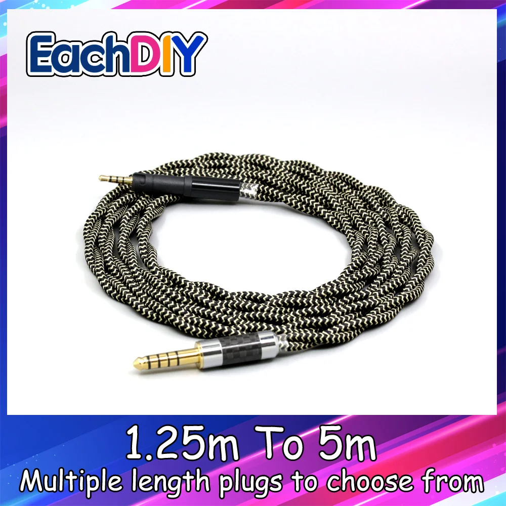 

2 Core 2.8mm Litz OFC Earphone Shield Braided Sleeve Cable For Sennheiser HD599 HD569 HD 560S HD559 hd560s LN008242