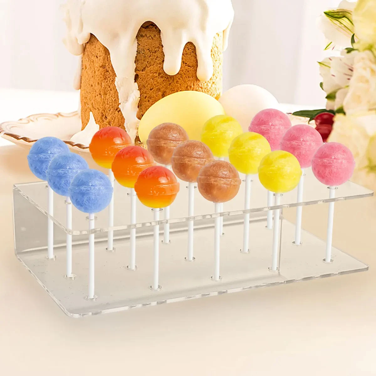 Acrylic Lollipop Storage Tool Wedding Birthday Christening Party Decoration Lollipop Cake Display Stand