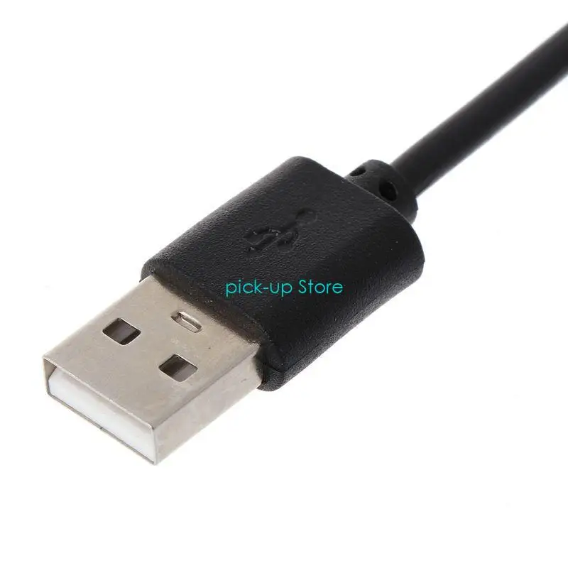 Q5wa pwm ventilador 5v USB 2.0 A Male a 3/4 pinos PC Fan Adaptinet Connector Cable 22AWG