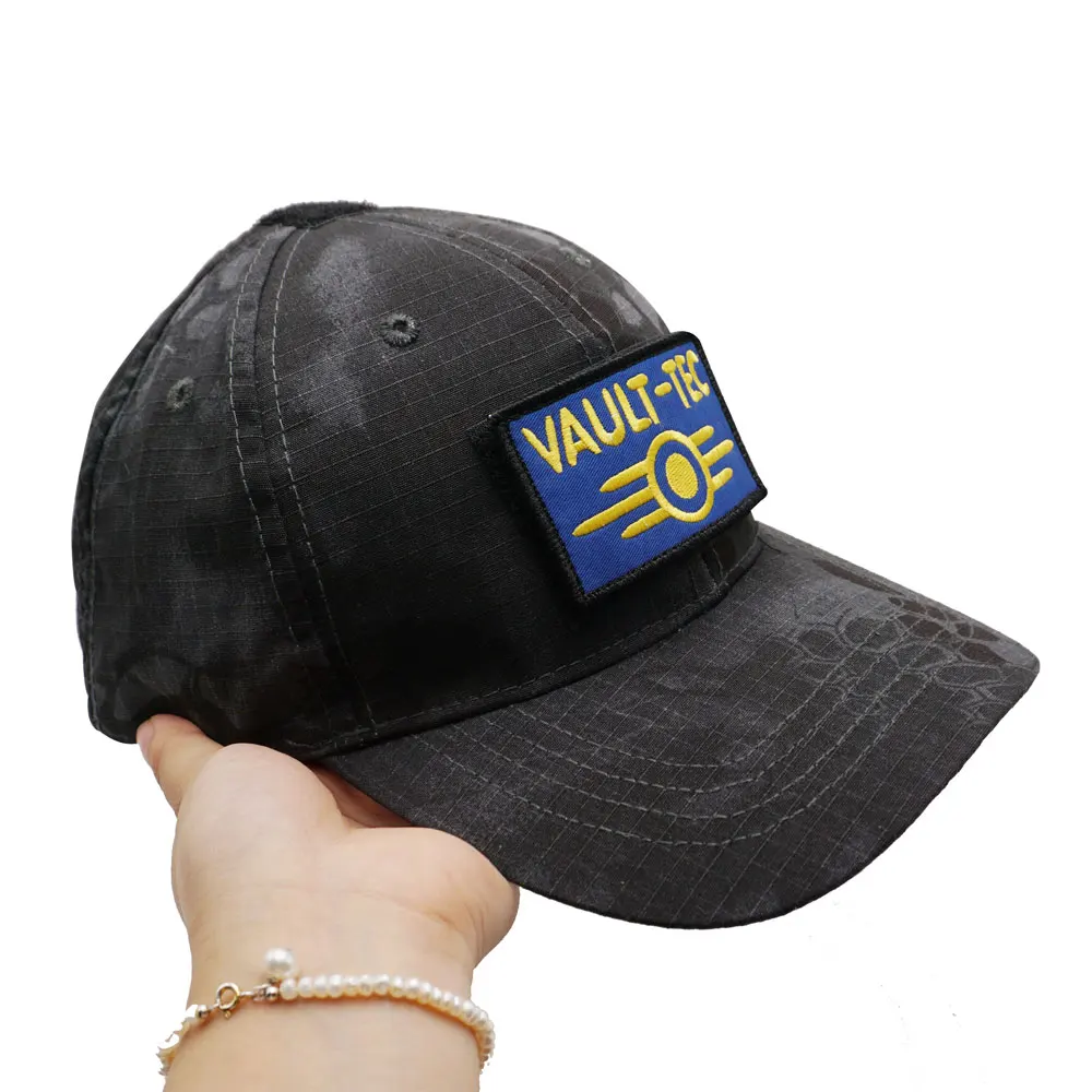 Fallout Adjustable Snap on Hat Fashionable Casual Outdoor Sun Hat Baseball Hat DIY with Loop