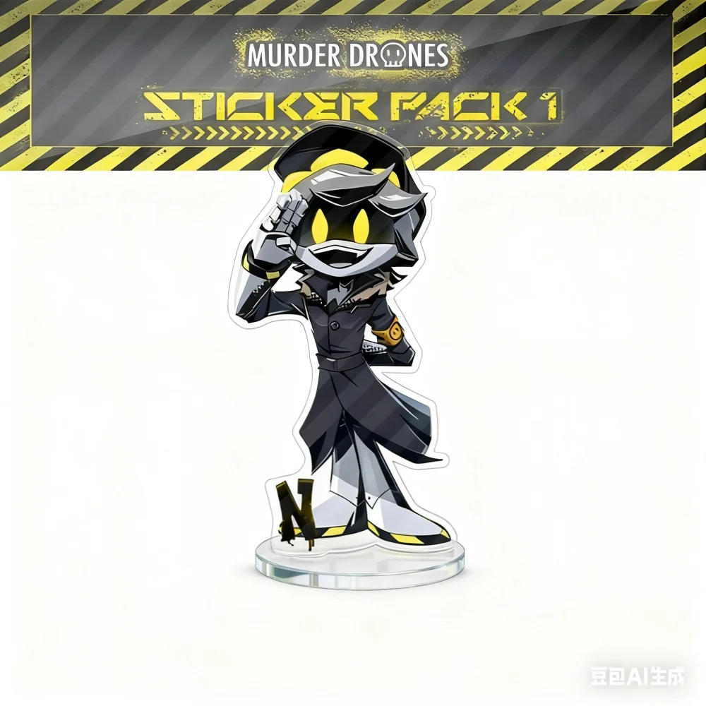 15 سنتيمتر القتل الطائرات بدون طيار الموسم 1 تأثيري عوزي N V J دمية الاكريليك حامل نموذج لوحة زخارف مكتب أنيمي