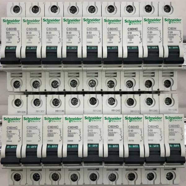 

Multi 9 C60h 6 10 16 20 32 40 50 63 Тип B C D Sp Mcb Совершенно новый оригинальный Spot Plc