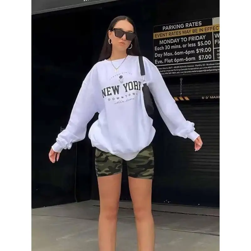 Pantaloni da yoga slim fit a vita alta Lunghezza capri da donna Pantaloni sportivi orts Boting Modello stampato Regular Thin Cosi...