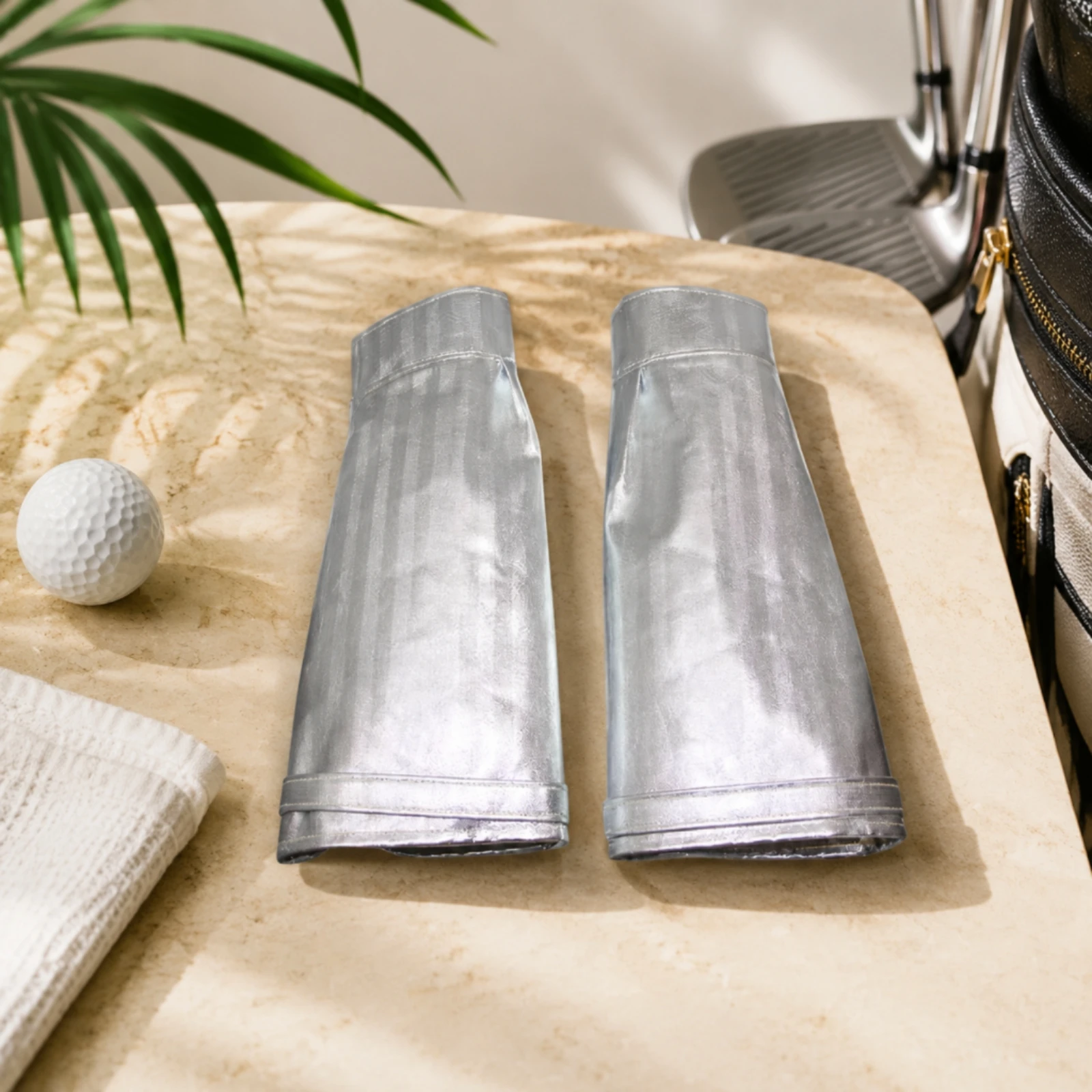 Heat Resistant Sleeve Aluminized Aramid Arm Guards Lightweight Protective Sleeves for Welding Brazing Metal Processing