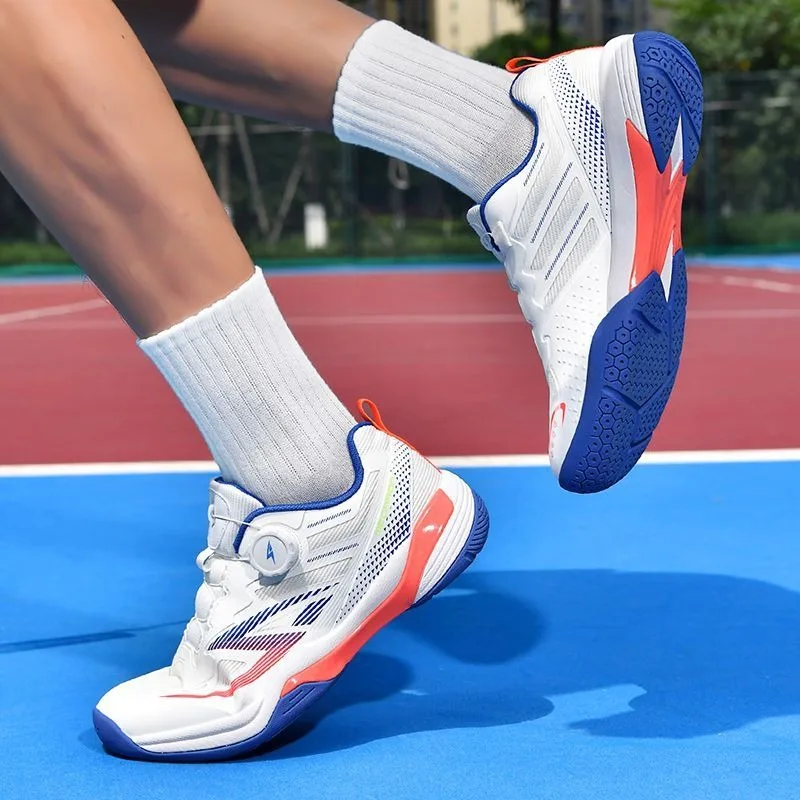 Original Brand Badminton Shoes Mesh Breathable Tennis Shoes Comfortable Table Tennis Shoe Anti-Slippery Indoor Court Shoe Unisex