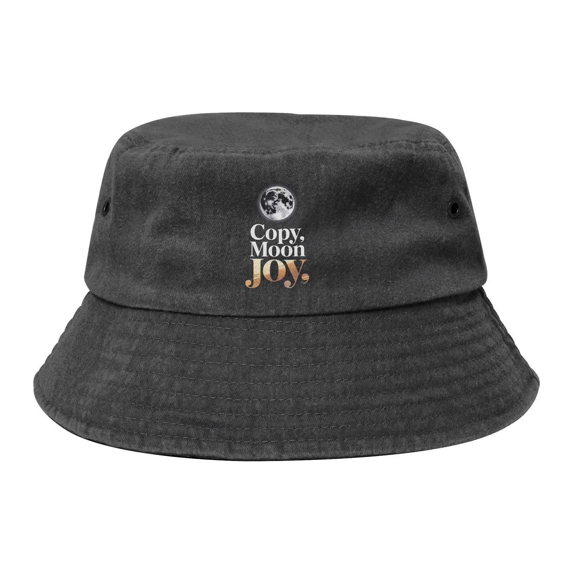 Vocation Copy Moon Joy Funny Bucket Hats Unisex Distressed Cotton Sun Hat  Bob Hat Fishing Hat