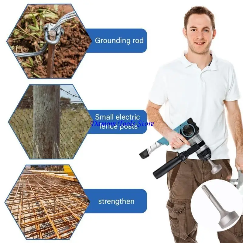 

57BE Long Lasting Ground Rod Driver Electric Hammer for Pipeline Install