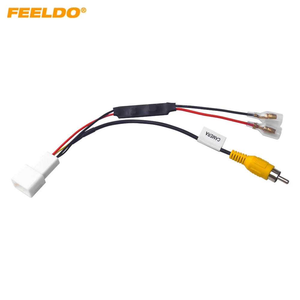 

Car Parking Reverse Wire Adapter 4Pin Female Video Plug RCA Cable With 12V-6V Power Convertor Board For Mazda CX-5 2012