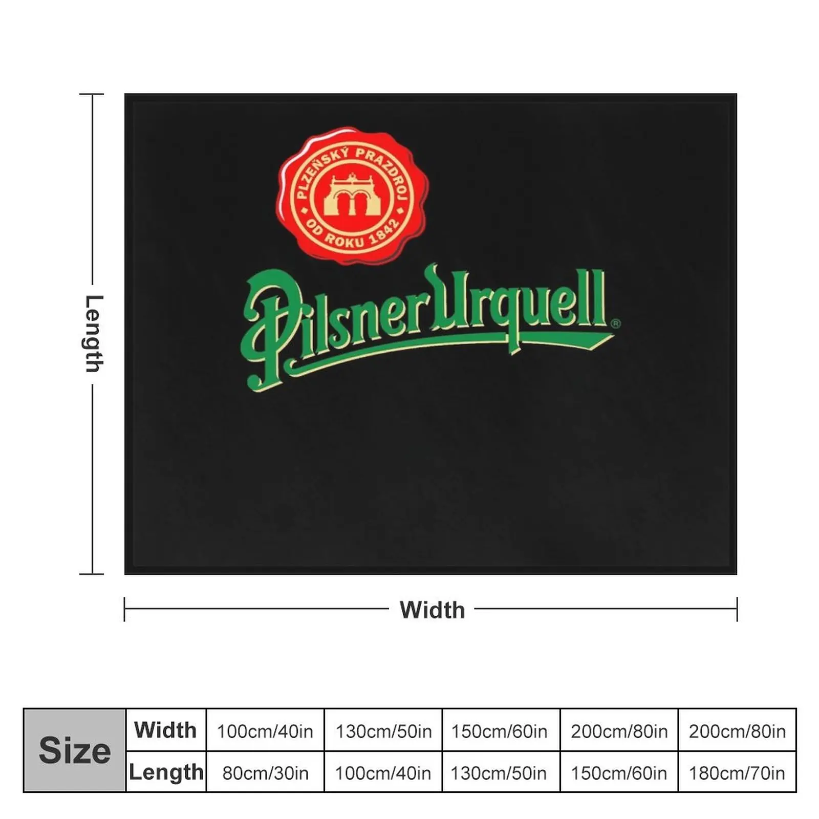 pilsner urquell beer lager asahi breweries beer food brewery logo Throw Blanket Custom Summer Beddings Blankets For Bed Blankets