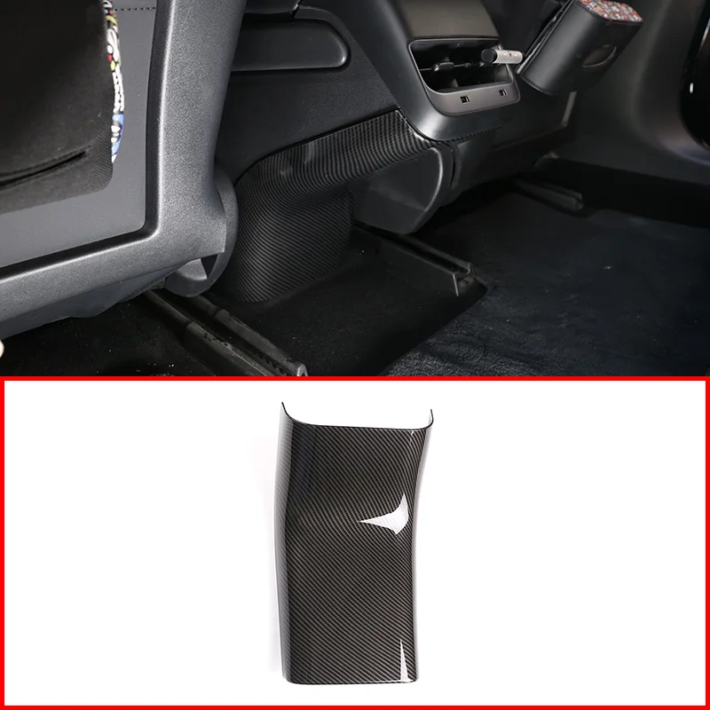 

Car ABS Carbon Fiber Decorate Cover Car Accessories For Tesla Model 3 2017-2019 For Air Outlet Nice Decorative Cover Trim