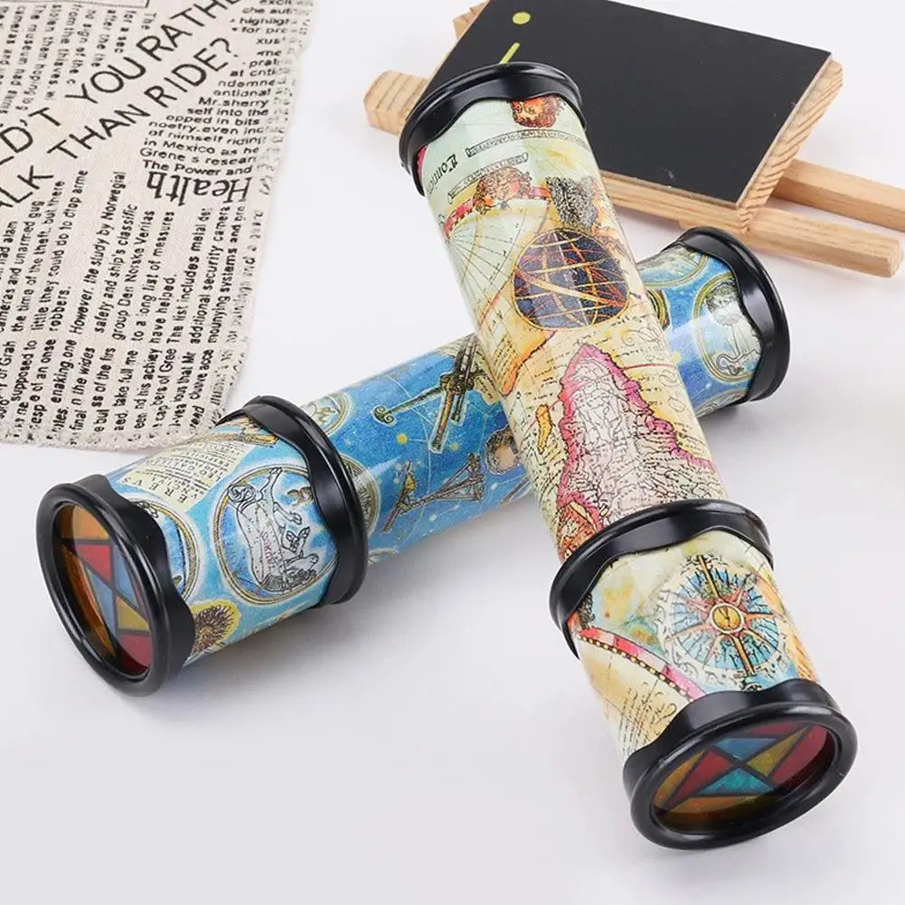 Scalable Rotation Kaleidoscope 21cm Magic Changeful Adjustable Fancy Colored World Toy For Children Kids Classic Educational Toy