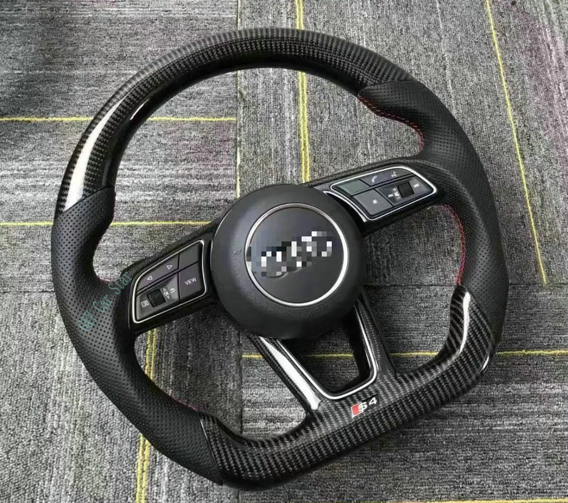 100% Real Carbon Fiber Car Paddle Steering Wheel For Audi A3 A4 A5 S3 S4 S5 RS3 RS4 RS5