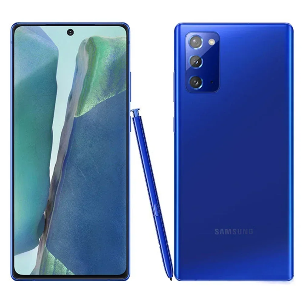 هاتف Samsung Galaxy Note 20 5G 8GB RAM 128GB ROM الذكي أندرويد شاشة 6.7 بوصة NFC غير مقفول بحالة جيدة هاتف مستعمل