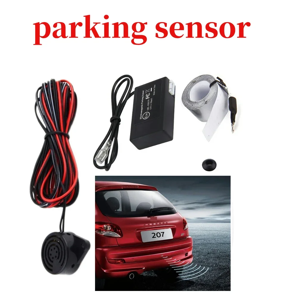 Auto Electromagnetic Car Parking Sensor Kit Universal Sensors Buzzer Reverse Backup Radar Sound Alert Indicator Probe System