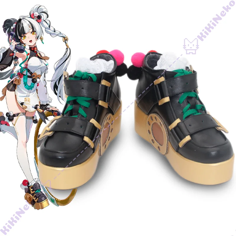 لعبة Zenless Zone Zero Dialyn أحذية كوسبلاي أحذية Dialyn أحذية Liuyin التأثيرية للهالوماس كوميكون لعب الأدوار الدعامة للنساء البالغات