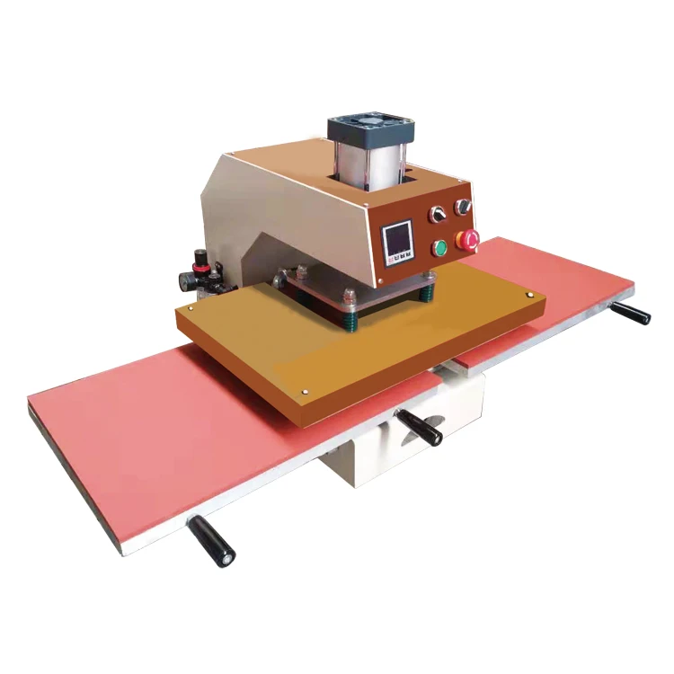 

Two Station 40*60 cm Size T Shirt Pneumatic Semi Automatic Heat Press Machine For Sale