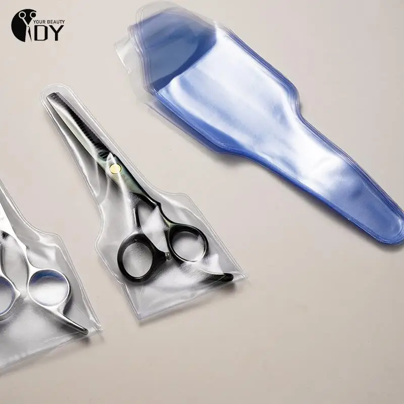 

10Pcs Scissors Sheath Hair Scissors Cover Scissor Sleeve Safety Protector Disposable Scissors Bag