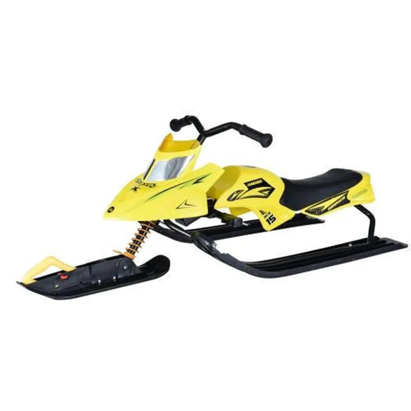 Snowmobile No Power Single Board Wear Resistant and Cold Resistant Snow Vehicle for Adults and Children Snow Ski Bike Outdoor