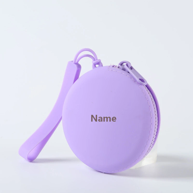 

Free Name Printing Silicone Mom Bag Storage Dustproof Waterproof Travel Large Capacity Storage Bag Pacifier Pouch