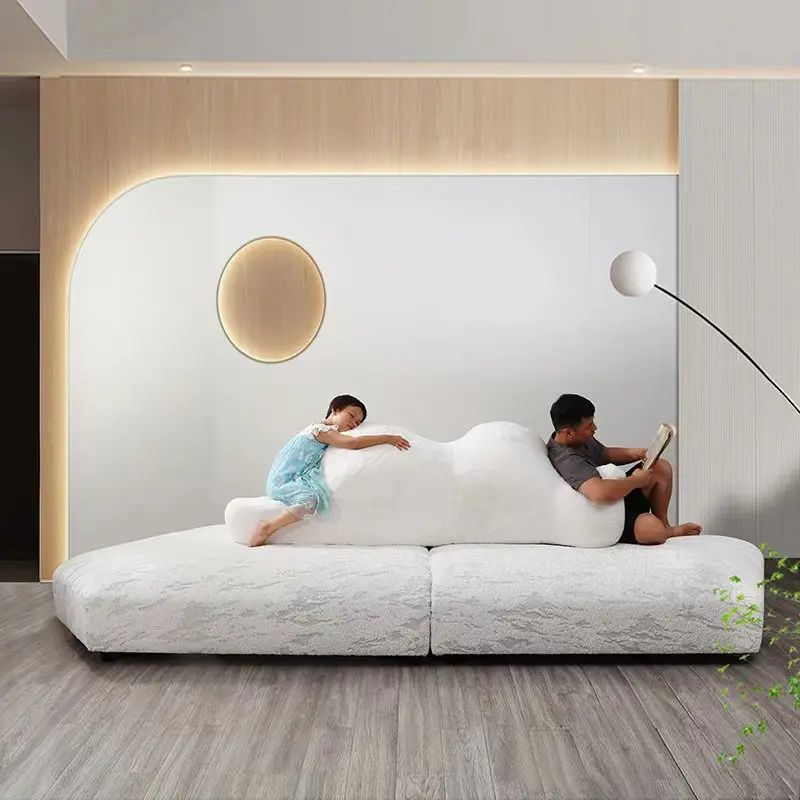 Italian minimalist, two-way special-shaped large flat model house big bear Internet celebrity polar bear shape sofa