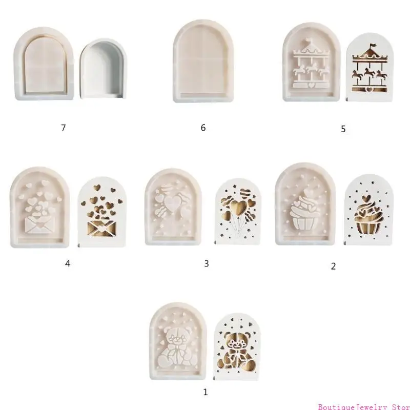 E1PE Bear Theme Hand-Making Accessories Suitable for Wardrobe and Desk Organization