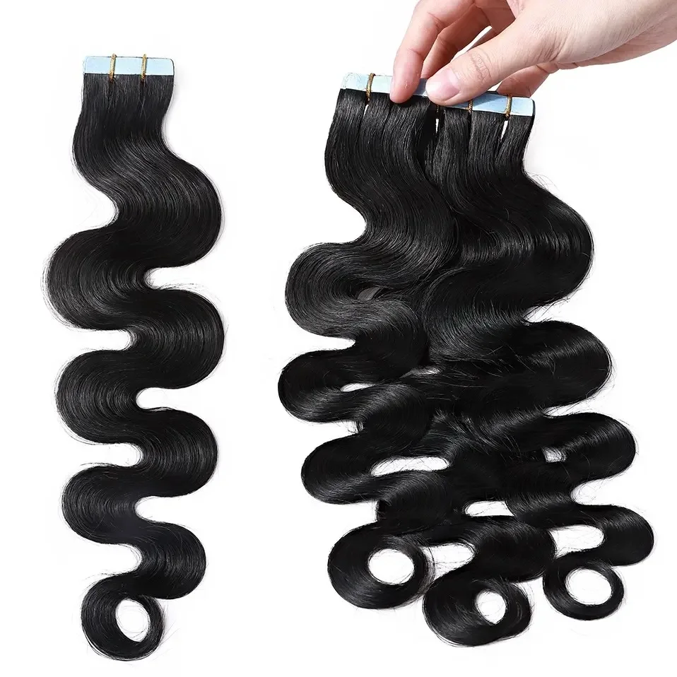 

Body Wave Tape In Human Hair Extensions Skin Weft Human Hair Extension Invisible Brazilian Bulk Virgin Hair Microlink Tape Ins