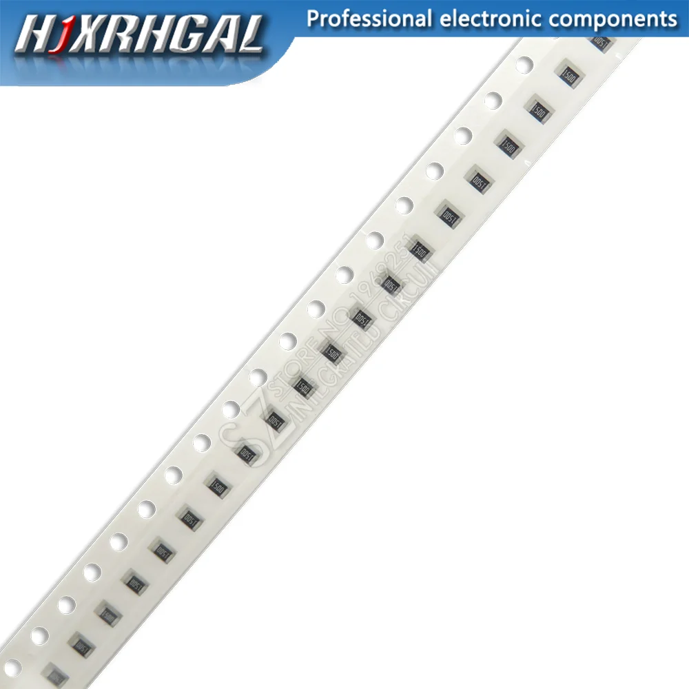 100PCS 0805 ohm ~ 10M ohm Resistor SMD Precisão 1% 0 10 1K 2.2K K 100K 0 1 10 100 150 220 330 ohm 1R 10R 100R 150R 220R 330R