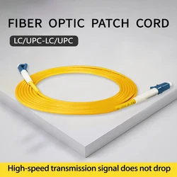 Cavi patch in fibra ottica LC/UPC-LC UPC Modalità singola Simplex Core 2.0mm(3M/5M/10M) 3.0mm(5M) Cavo di prolunga in fibra ottica