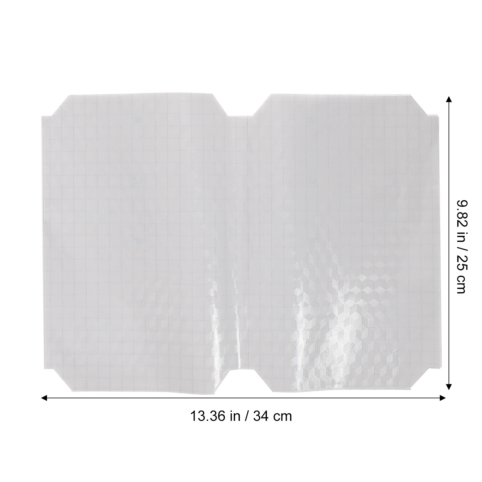 20Pcs Waterproof Frosted Book Covers Transparent Plastic Self-Adhesive Protective Films for Books School Supplies
