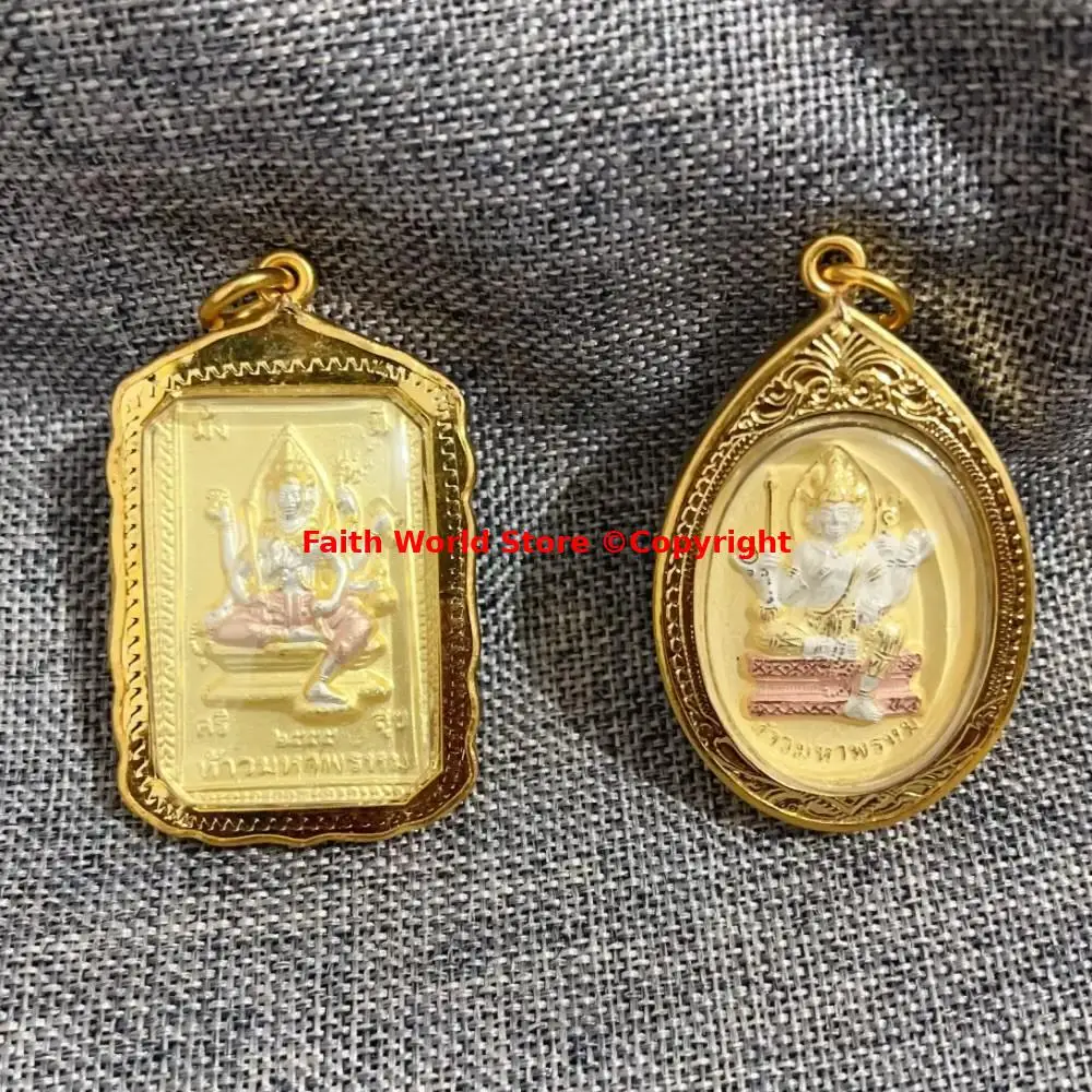 TOP Thailand temple Phra Phrom Erawan buddha God of wealth Buddha figure Pendant Amulet 2025 Bring good luck Recruit wealth