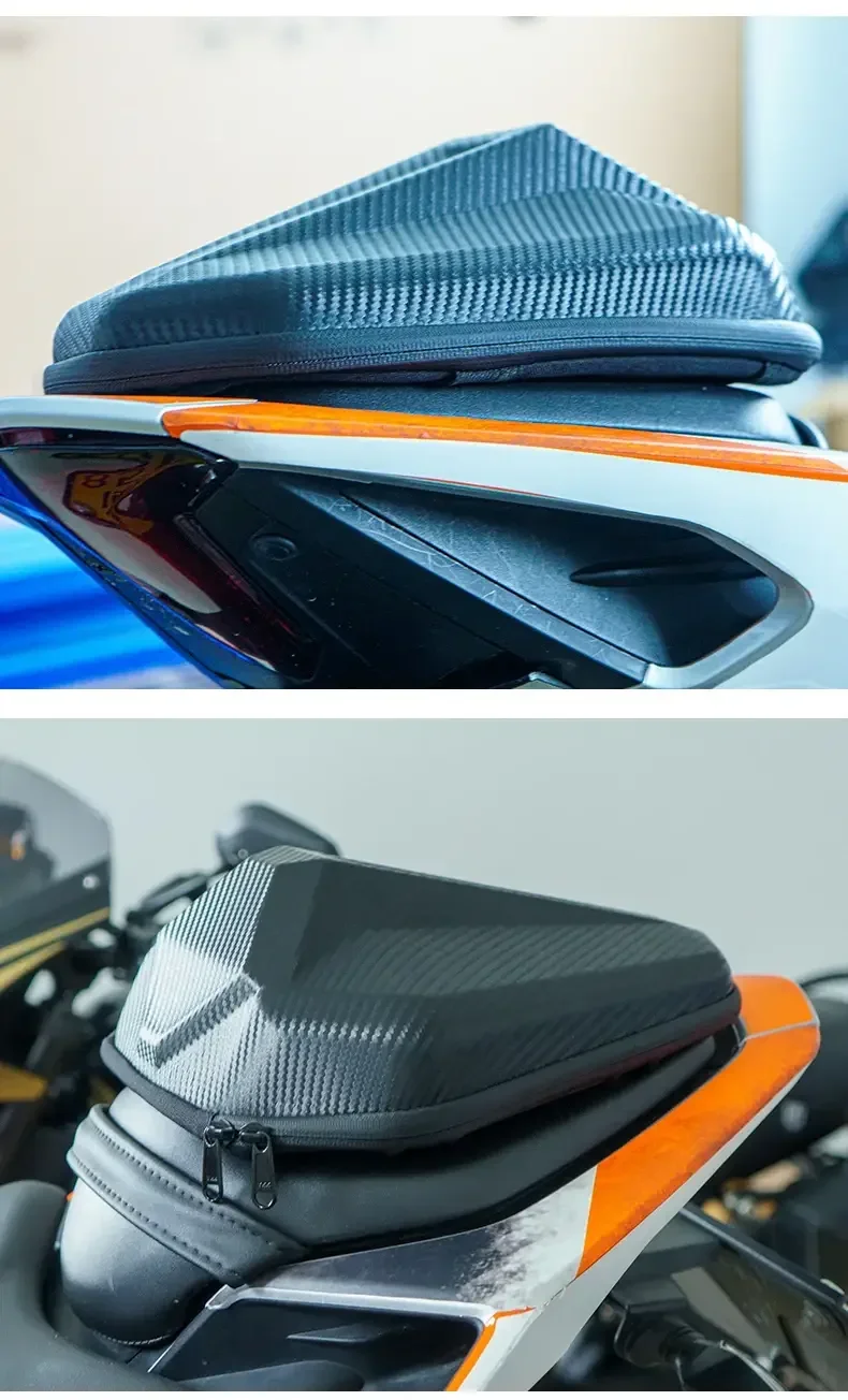 Motorcycle riding bag equipped with hump bag waterproof thickening wear-resistant multi-functional backseat protection bag