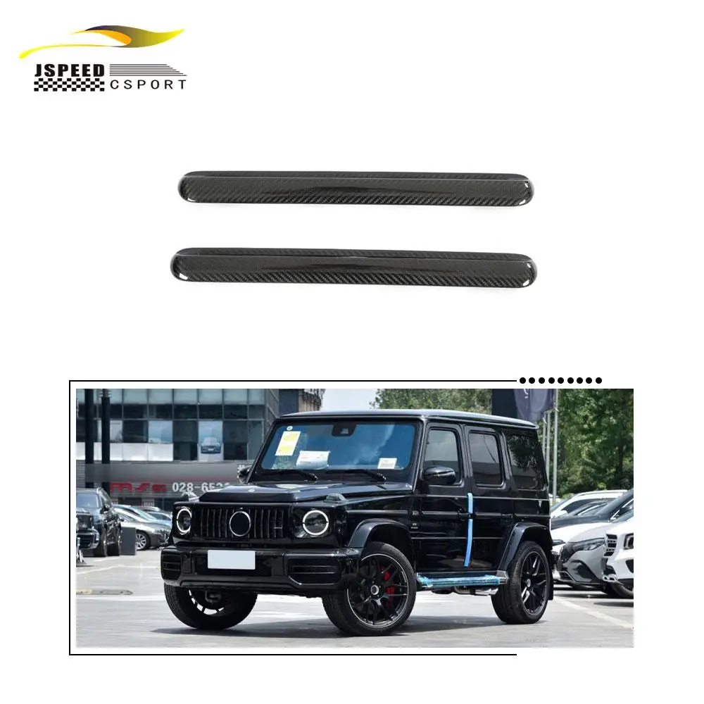 

Подходит для Mercedes-Benz G-Class W463 G500 G63 G55 AMG 2019-2023, боковая вентиляционная крышка из углеродного волокна, C-стойка