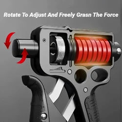 Adjustable Hand Grip Exercise Strengthener 5-165Kg Heavy Gripper Finger Expander Arm Wrist Forearm Trainers Fitness Steel Spring