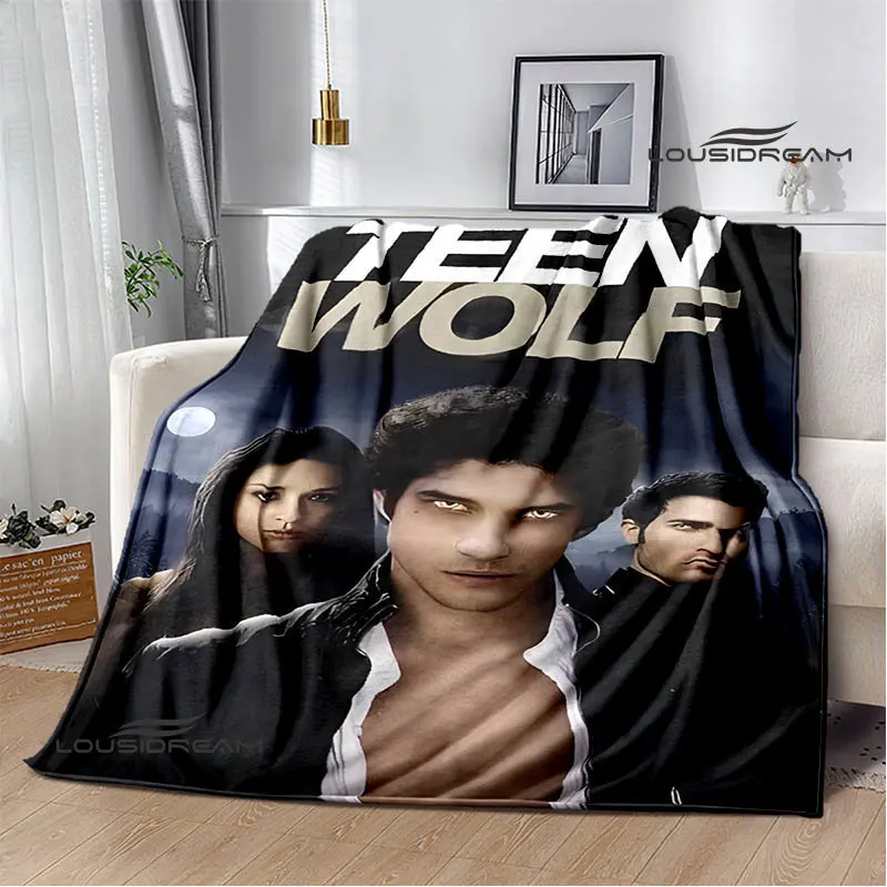 Movie Teen Wolf Printing blanket warm blanket Flange blanket soft and comfortable blanket home travel blanket birthday gift