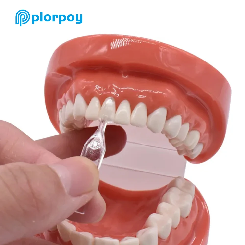 PIORPOY 30 Pcs Dental Composite Resin Veneers Mould Light Cure Teeth Anterior Adhesive Bonding Whitening Dentistry Accessories