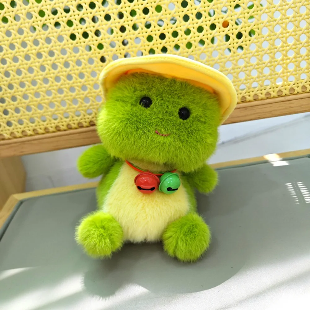 어린이 동반 인형 벨 모자 카피바라 인형 코끼리 너구리 팬더 봉제 장난감 애완 동물 18cm 토끼 봉제 인형 어린이 생일 크리스마스
