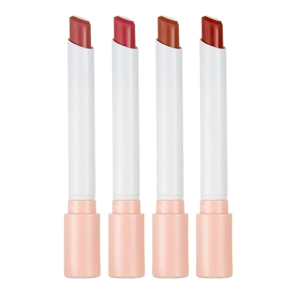 메이크업 모이스춰라이징 립스틱 4개 세트 롱 웨어링 립스틱 립글로스