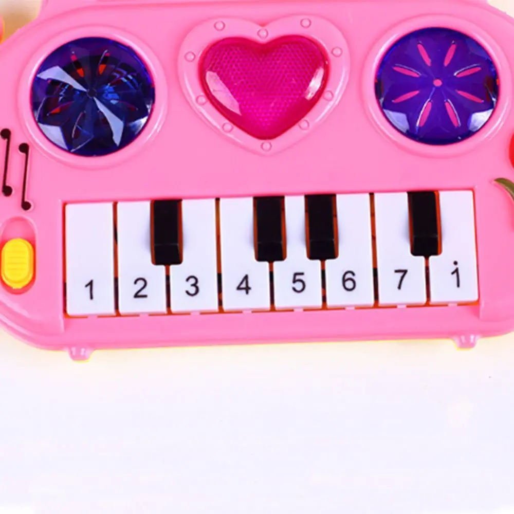 Instrumento Musical de órgano electrónico de Piano con teclado para bebé de aprendizaje educativo multicolor